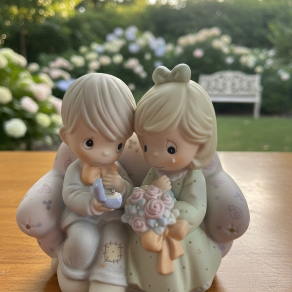Precious Moments Other - Charming Couple Figurine in Pastel Tones
